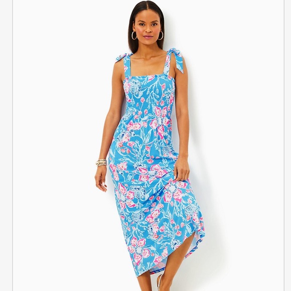Lilly Pulitzer Dresses & Skirts - NEW Lilly Pulitzer Kailua Smocked Maxi Dress